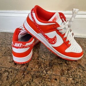 Orange Bandanna Nike Dunks Size 8 ❌SOLD❌
